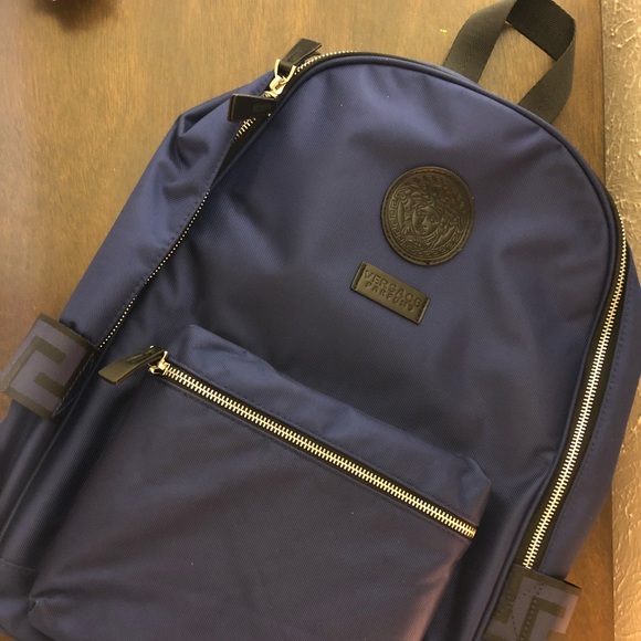 versace dylan blue backpack